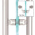 CRL Polished Stainless Offset Mid-Post for Glass Door Ladder Pulls
