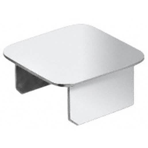 CRL Polished Stainless 2" Square End Cap - Durable, sleek finish for railing systems.