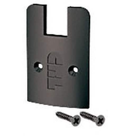 CRL Black Powder Coat Low Profile Sidelite Rail Cap with Screws - Durable & Sleek Design