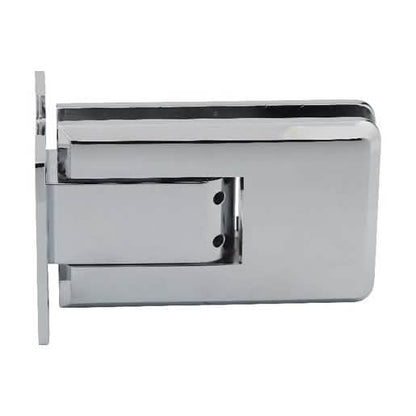 CRL Polished Chrome Atlas Glass Door Hinge: Sleek, durable, and modern design accessory.