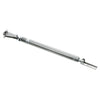 Aluminum hydraulic door closer with mounting brackets, fingertip adjustable closing, 90 swing (SKU K5058)