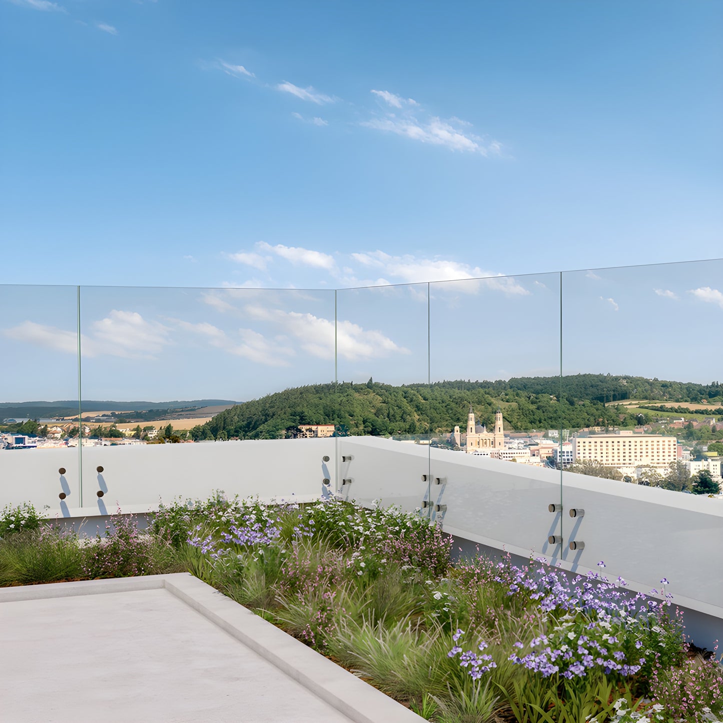 Matte black 316 stainless adjustable glass rail standoff for frameless glass (15/16 in. hole) SKU RS0B2XMBL