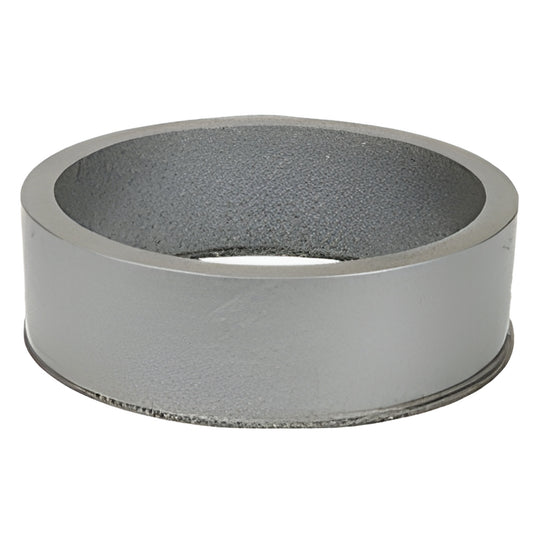 RBR6 cast-iron glass drilling ring with rubber base, 3 in diameter, retains abrasive slurry for cleaner drill holes.