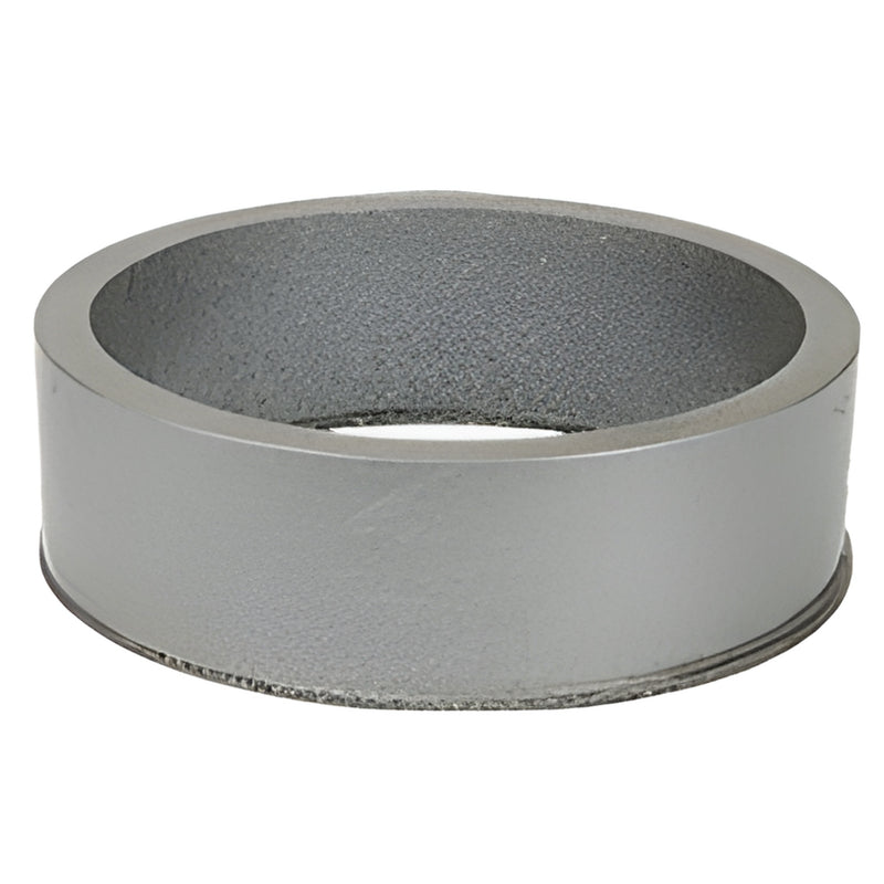 RBR6 cast-iron glass drilling ring with rubber base, 3 in diameter, retains abrasive slurry for cleaner drill holes.