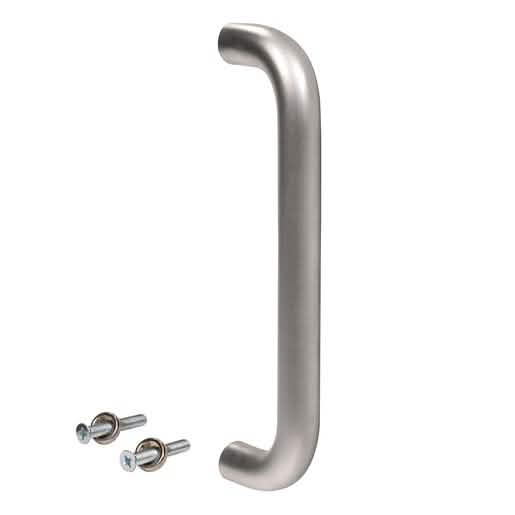CRL 1-inch Clear Anodized Solid Pull Handle, 10-inch - Sleek, durable door handle design