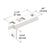 CRL White Tilt Window Latch Replacement for Better Bilt Windows