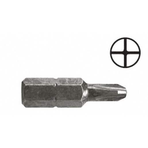 Close-up of CRL #2 Phillips Drywall Screw Bit, precision-engineered for secure fastening.