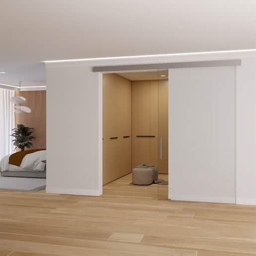 CRL50 Series Single Sliding Door Wall Mount Kit - sleek design for modern spaces.