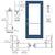 CRL-U.S. Aluminum Series 800 Durafront Entry Door, Geared Hinge