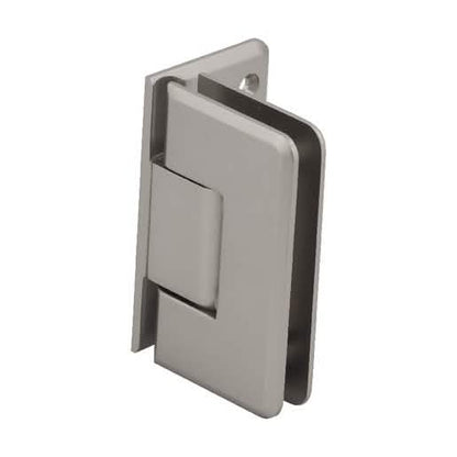 Sleek CRL Satin Nickel Cologne 044 Wall Mount Offset Back Plate Hinge for stylish doors.