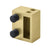 CRL Serenity Satin Brass Door Stopper - Door Stop Hardware