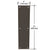 CRL 4x16 Oil-Rubbed Bronze Door Push Plate – Heavy-Duty