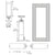 CRL-U.S. 850 Durafront Black Anodized Center-Hung Bronze Entry Door
