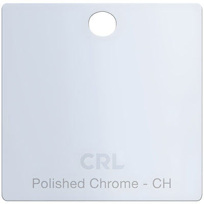 CRL Polished Chrome Finish Sample Swatch