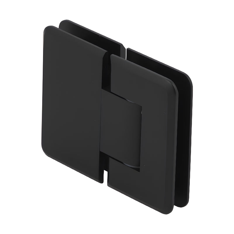 P1N3800RB oil rubbed bronze adjustable glass to glass shower hinge, solid brass, beveled edges, self centering.