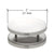 CRL 180° Polished Stainless Glass-to-Glass Clamp for Storefronts