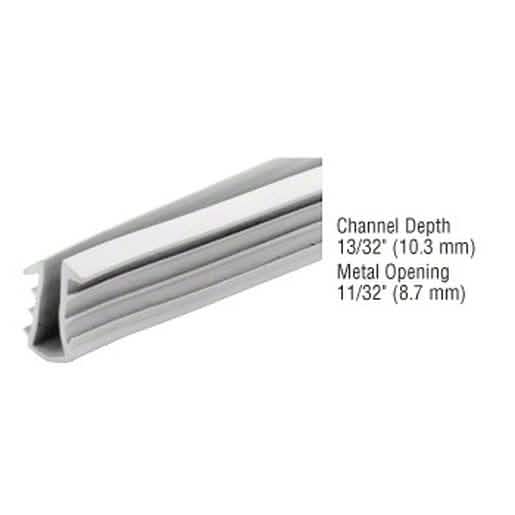 CRL Gray Vinyl for DV146 H-Bar - Durable 1000' Roll for Seamless Installation