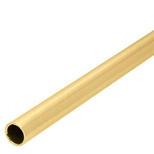 CRL Satin Brass 180º Crescent Sliding System - Elegant and Functional Door Solution