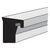 CRL-U.S. Aluminum Replacement EPDM Spandrel Glazing Gasket, 200 ft