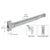 CRL Satin Stainless Steel Rim Panic Exit Device - Touch Bar