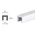 CRL Satin Anodized Dust-Proof Single Channel w/ Plastic Insert