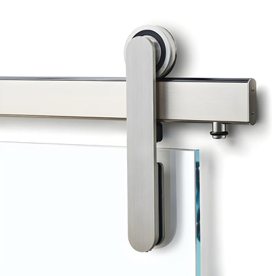 Brushed Stainless Steel Latitude 34 Meridian Sliding Door Kit