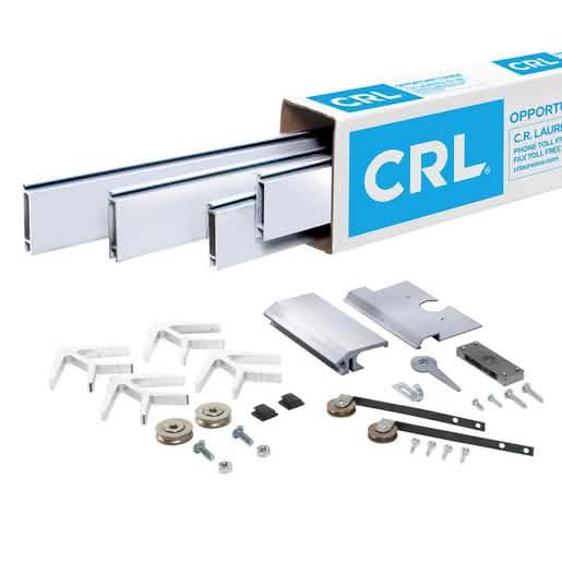 CRL Champion Satin Anodized 38"x82" Heavy-Duty Sliding Screen Door Kit, 2-1/2" Frame