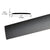 CRL Matte Black PVC 3/4 in Flat Seal with Pre-Applied Tape - 95 in