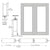 CRL-U.S. Aluminum Durafront 850 Center-Hung Entrance Door Pair