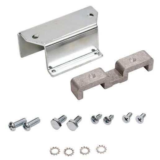 CRL Retrofit Mounting Clip Set for 4" Header - Durable, Easy Installation, Secure Fit