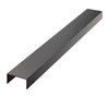 Black bronze anodized modular 48in door closer header, 4in wide, snap-in cover (SKU: DCH4DUM)