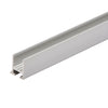 CRL Fallbrook XL NY satin anodized aluminum adaptor profile, 6m (118 in) for 5/16-1/2" glass - SKU FXNYF6SA