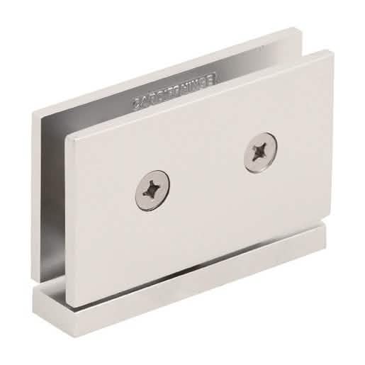 CRL Satin Nickel Cardiff Series Hinge - Top/Bottom Mount, Sleek and Durable Design