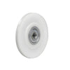 REPK9N white nylon concave roller wheel with metal ball bearing, 2 in. diameter