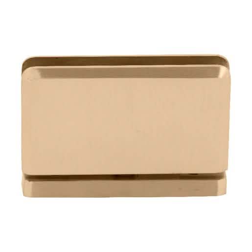 Satin Brass Prima 01 Series Hinge: Top/Bottom Mount, Sleek Design, Ideal for Glass Doors.