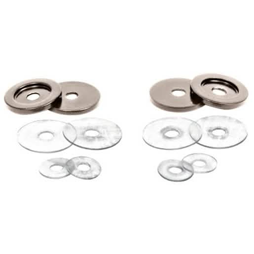 Polished Nickel Replacement Washers for Back-to-Back Solid Pull Handle, CRL Product Image 