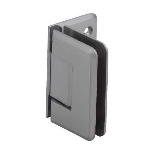 CRL Brushed Nickel Pinnacle 544 Wall Mount Offset Hinge – Sleek 5° Design for Modern Space
