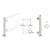 CRL 18" Brushed Stainless Steel PP07 Counter/Partition End Post