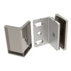 CRL COMO wall-mount glass bracket, polished chrome, solid brass, fits 8-10mm tempered glass (SKU: C0M90SCH)