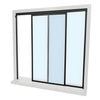 36x48 Florence two-panel sliding tempered glass counter window, Duranodic Bronze frame (XO), SKU D1038DUX03648