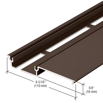 CRL-U.S. Aluminum Shallow Pocket Insert, Bronze Black Anodized - 24'-2"