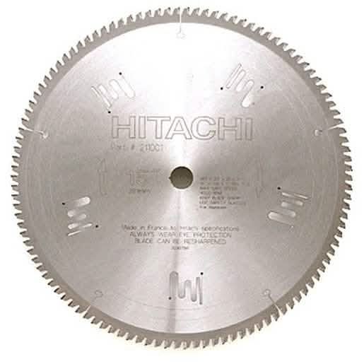 CRL 15' Hitachi 100 Tooth Carbide Tipped Saw Blade - High Precision Cutting Tool