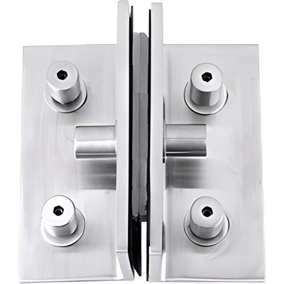CRL Brushed Stainless Steel Rectangular Glass Bracket 2-Way/1-Way