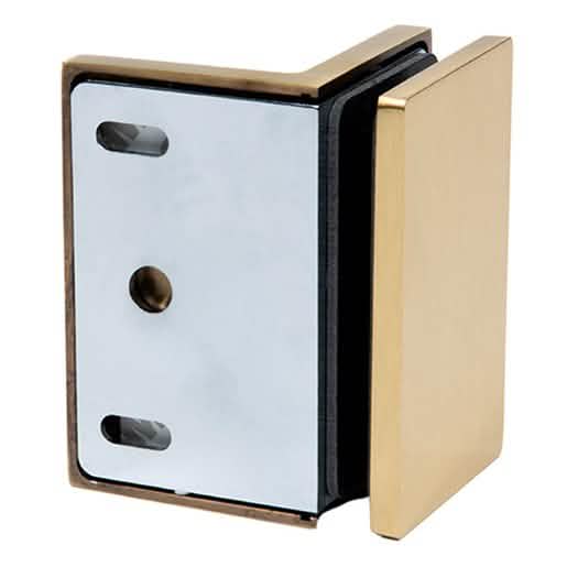 CRL Satin Brass Como Series Wall Mount Bracket: Elegant, Durable, Easy Installation