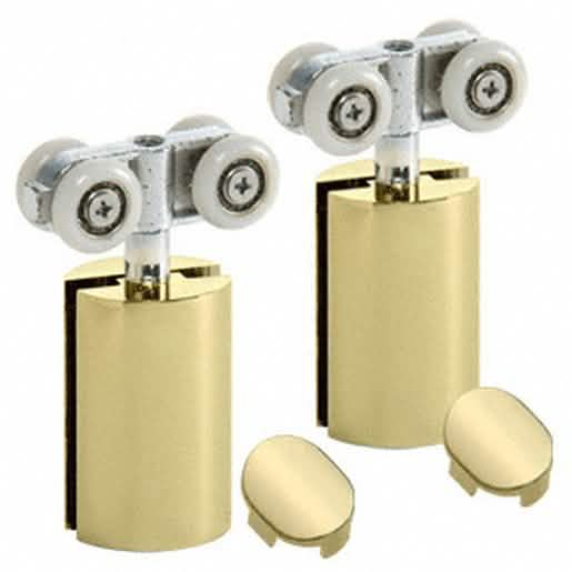 CRL Brass 60" Hydroslide 180° Sliding Shower Door Kit for sleek, modern bathrooms.