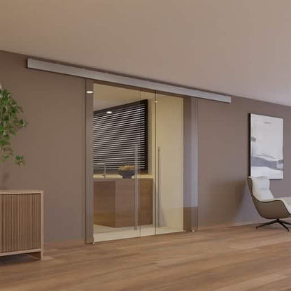 CRL50 Series Bi-Parting Synchronized Wall Mount Kit for sleek, modern sliding doors.