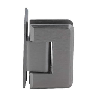 CRL Brushed Nickel Pinnacle 544 Wall Mount Offset Hinge with 5 Degree Back Plate