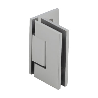 CRL Brushed Nickel Geneva 044 Offset Wall-Mount Glass Door Hinge