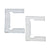 CRL Clear Replacement Gasket Kit for Geneva Hinges