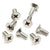 CRL Polished Nickel 5x12mm Flat Head Phillips Cover Plate Screws